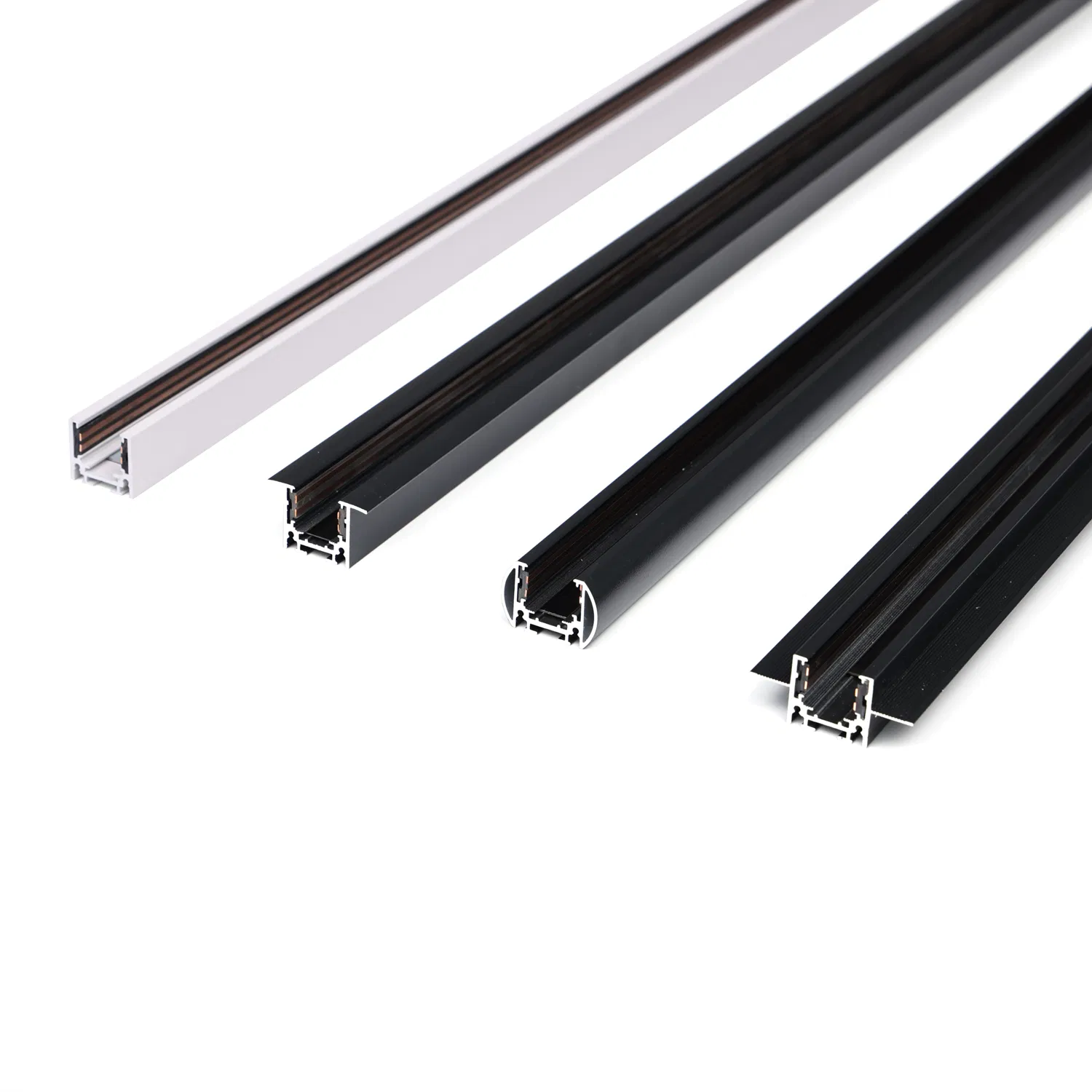 48V Aluminium Magnetic Spot Light Tuya WiFi Track Lamps LED Smart Magnet Track Lighting Rail System for Stretch Ceiling Track