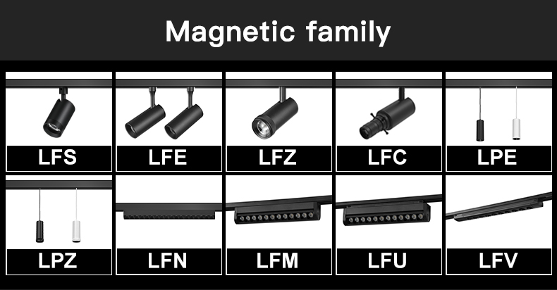 48V Magnetic LED Track Ceiling Light Product Image 9