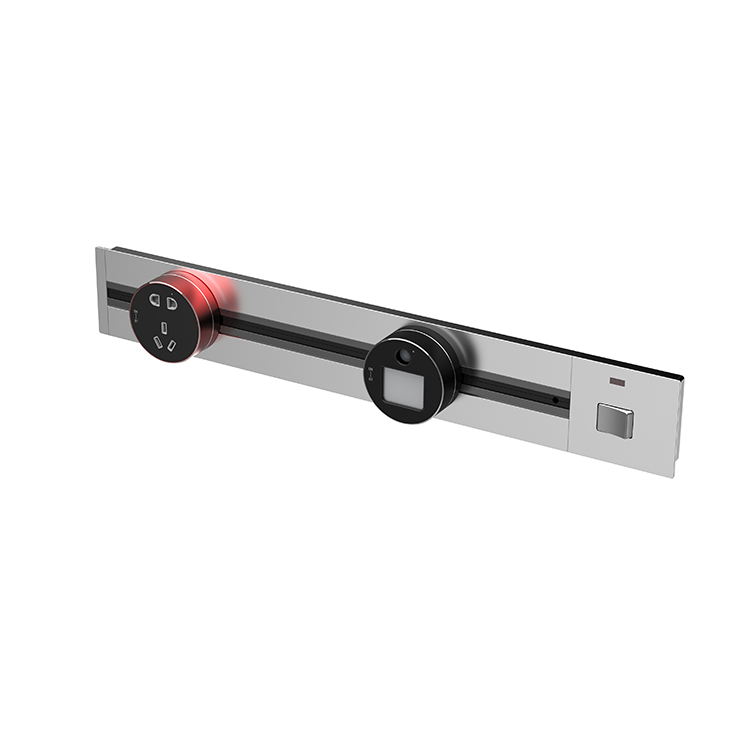 Removable Power Rail Track Socket Adapters System Three Hole Track Type Power Track Socket Plug Light Switch