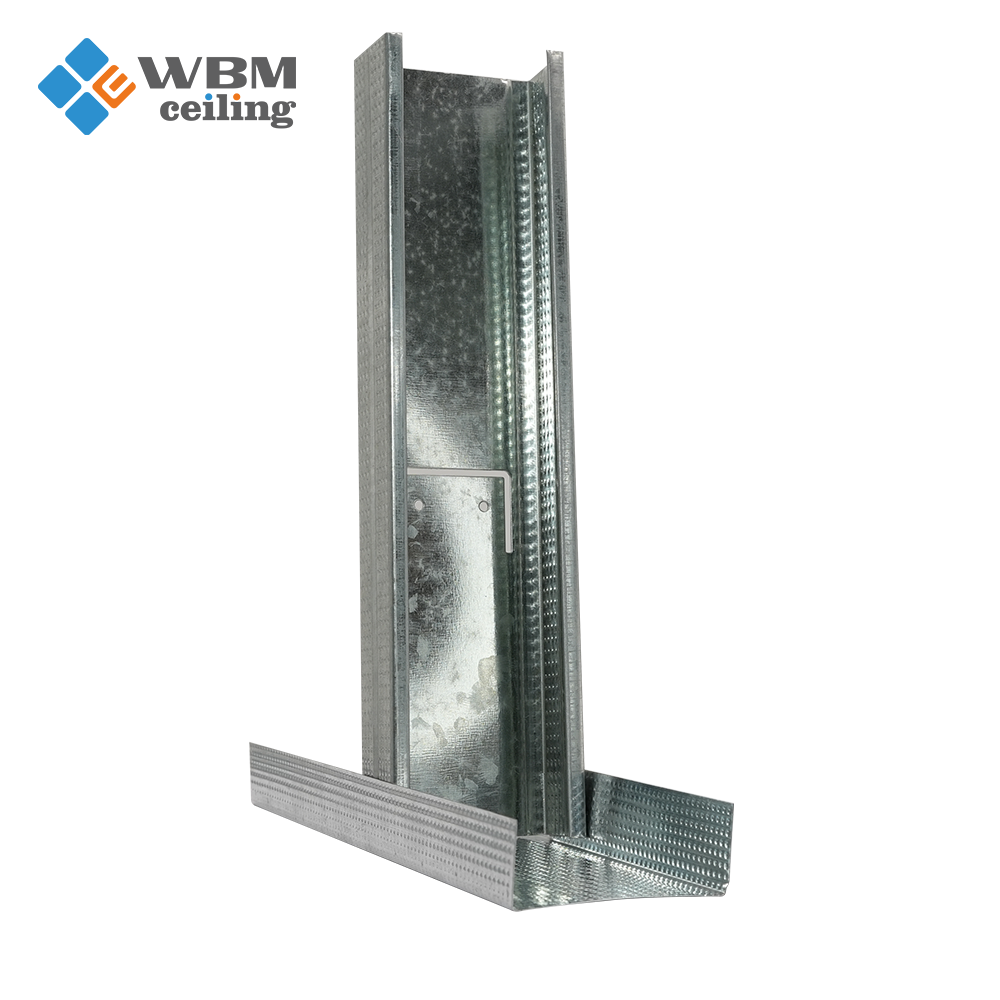 Gypsum Board Profiles Suspended Ceiling Grid Metal Furring Steel Stud And Track Ceiling Grid Components Light Steel Keel
