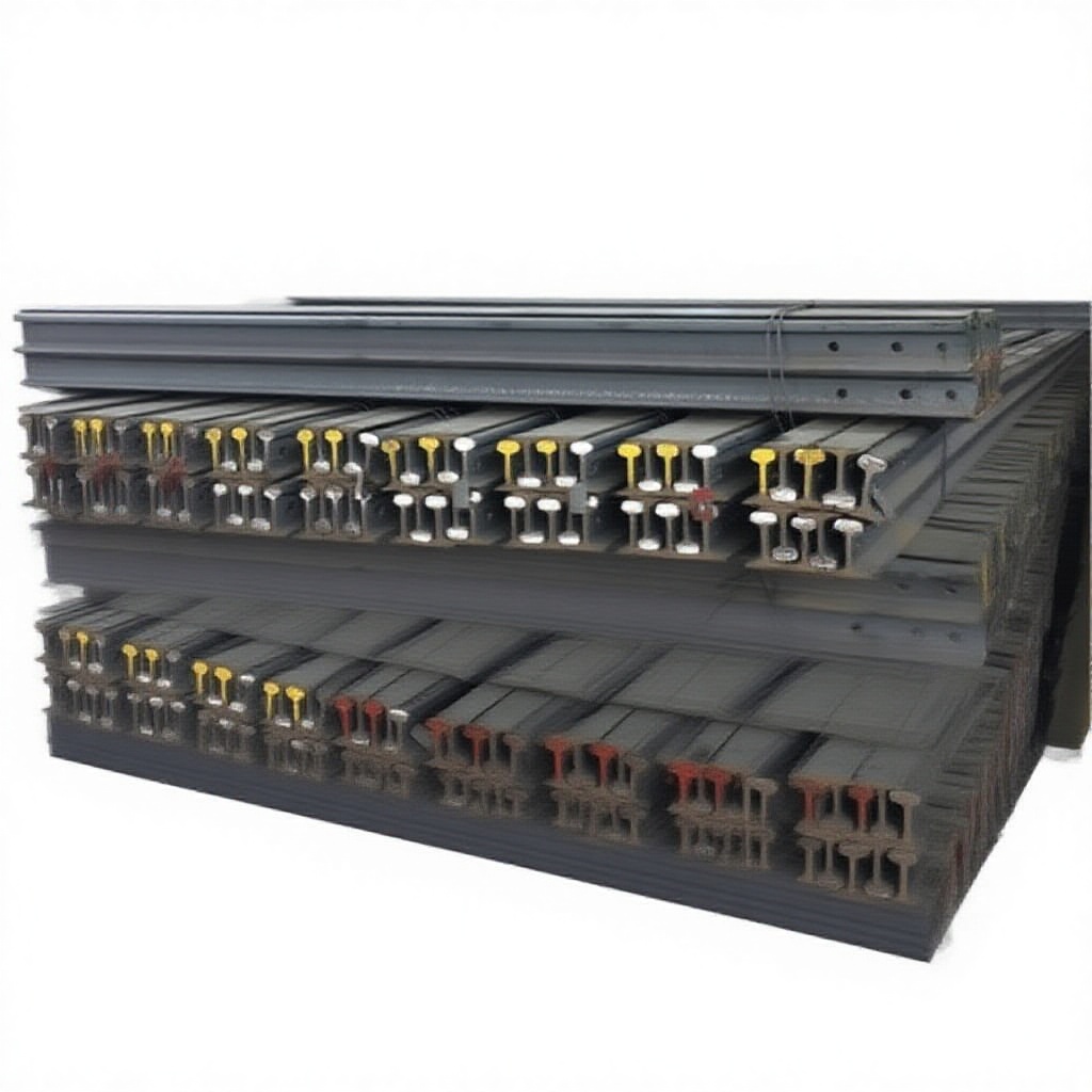 38kg Heavy Rail 10-20 Ton Crane Gantry Crane Track Rail Specially for Coal Transport in Power Plants