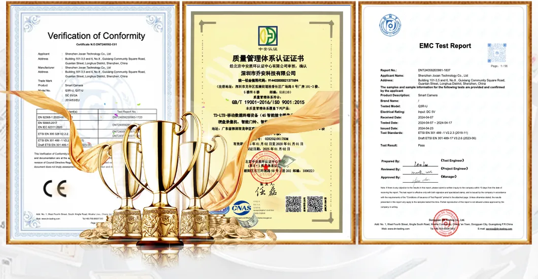 Quality Certifications