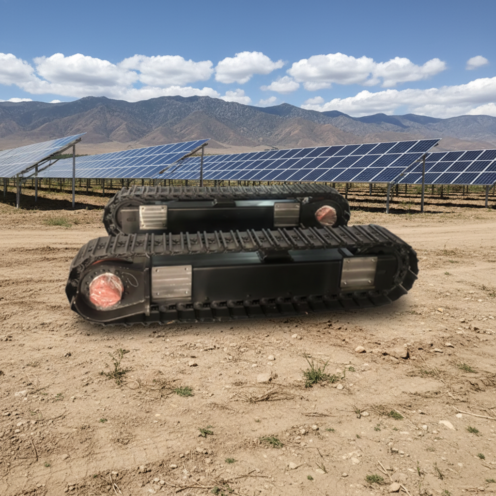 Custom 8Ton Heavy-Duty Steel Track Crawler Undercarriage Low Noise Durable Hydraulic Crawler Chassis For Agricultural Machinery