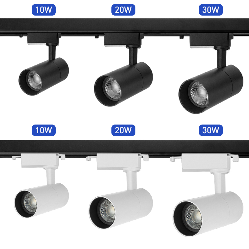 10w 20w 220 Volt Modern Black Ceiling Shop Track Light In Dimmable Recessed Led Track Lighting Systems 30w