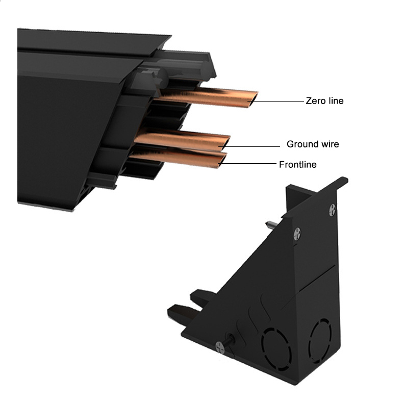 Sliding Hidden InTabletop Power Desk Track With Removable Electrical Outlets Furniture Sockets for Kitchen Socket Use