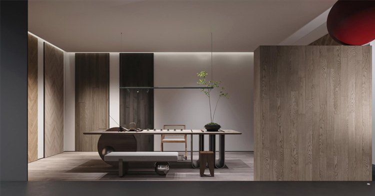 Nordic Minimalist Linear Pendant Track Light Simple Design Black Tube LED Indoor Use for High Ceiling House Staircase or Villa