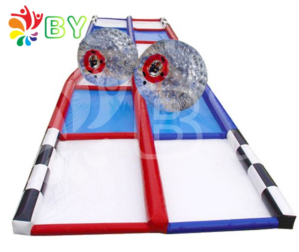 Latest Inflatable Go Kart Racing, Zorb Ball Track, Inflatable Go Karts Race Track
