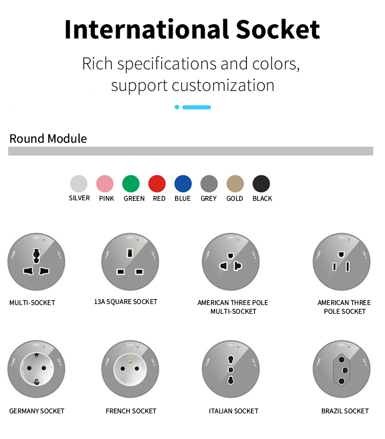 Power Rail Track Socket Adapter