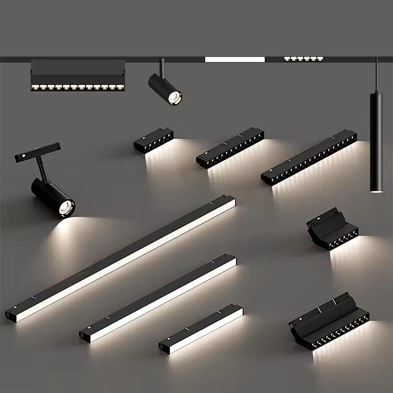 Magnetic Track Light LED Smart Lighting System Tuya Zigbee Switch Spot Lights For Office Shop Hotel Indoor Commercial Ceiling
