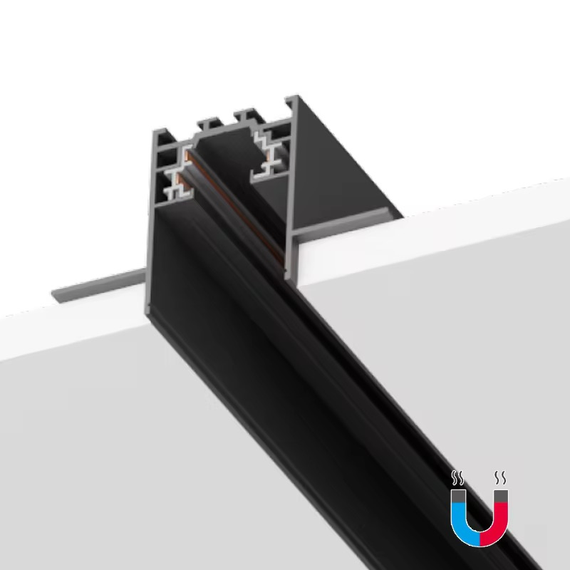 Flexible Track Stretch Ceiling Film Installation Rail Magnetic Track for Light Systern