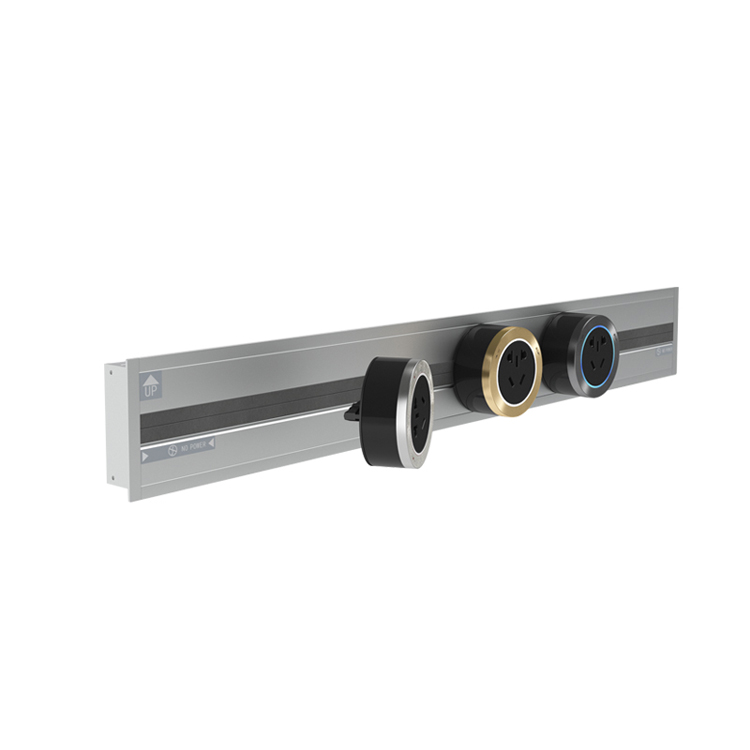 Embedded Socket Flexible Power Outlet System Power Extension Track