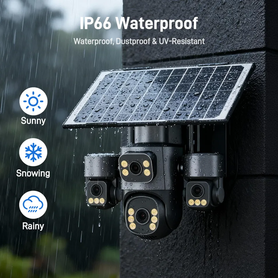 4G Solar-Powered PTZ Security Camera Detail