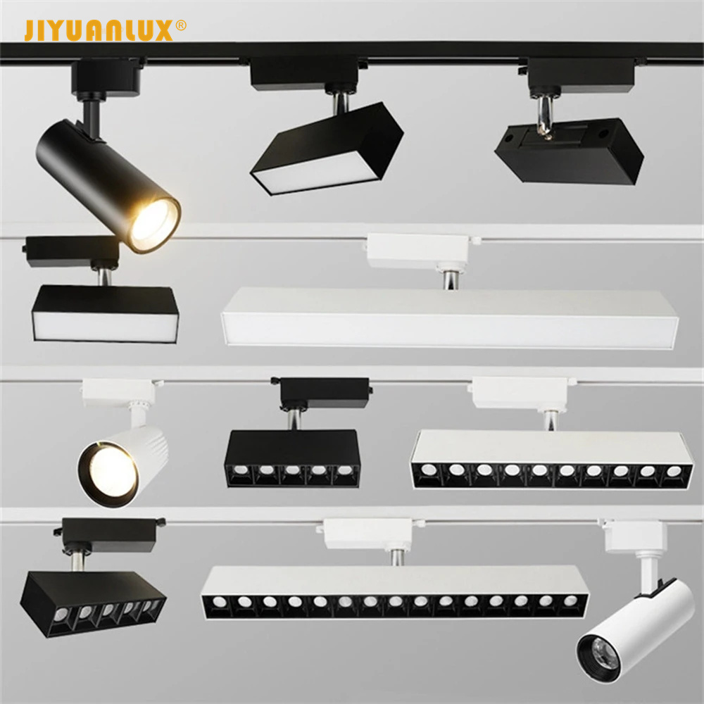 Stretch Ceiling Linear Lights Rail Lighting Suspended Magnetic 48v Led for 10w 20w 30w Lamp Replace Panel Smart Track Light 90