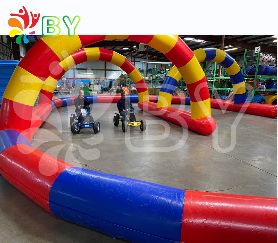 Customized Indoor Outdoor Commercial Bumper Car Arena for Kids Bumper Car Inflatable Race Track