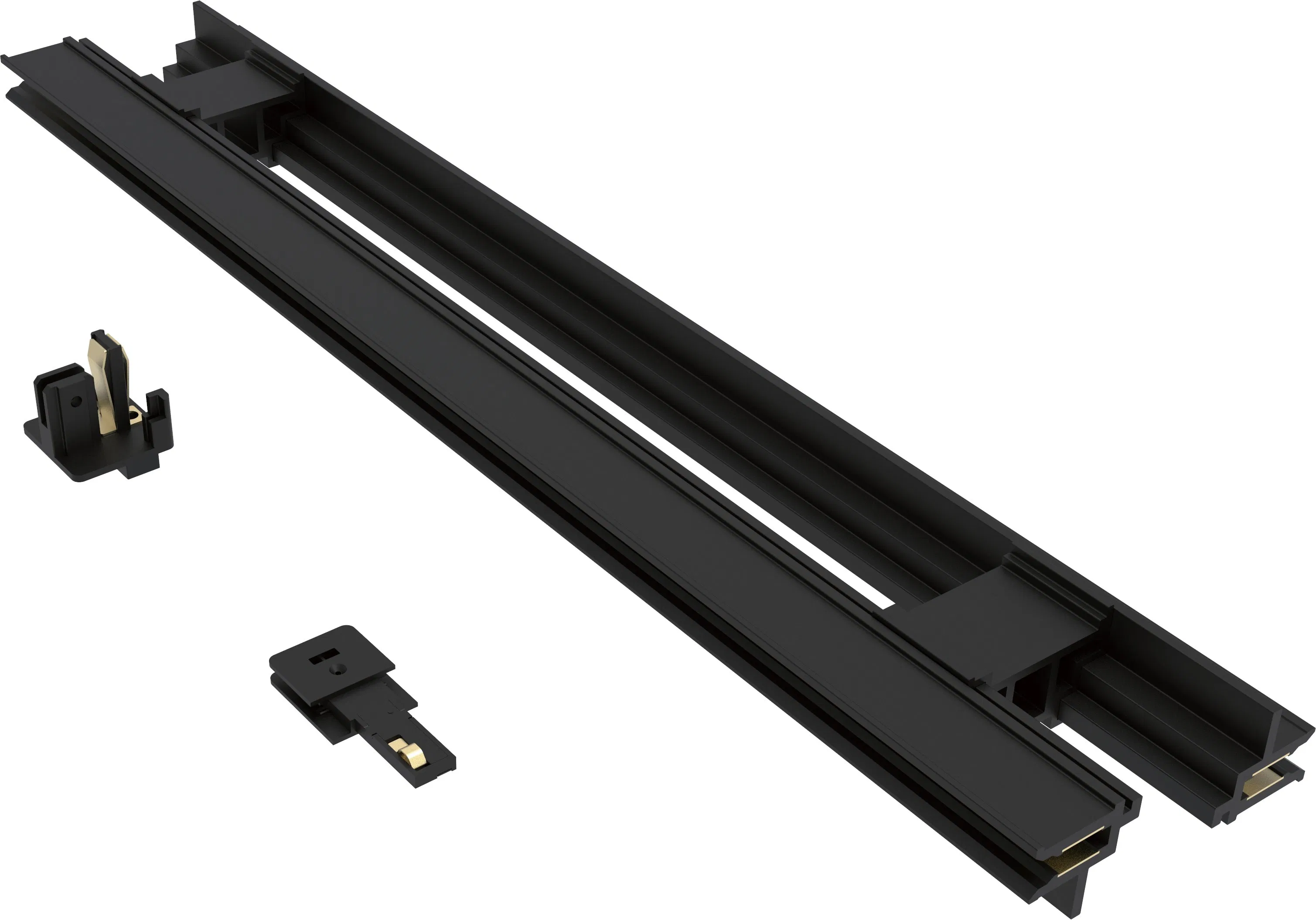 Power Track Wall-Mounted Surface-Mounted Removable for Shelf Display