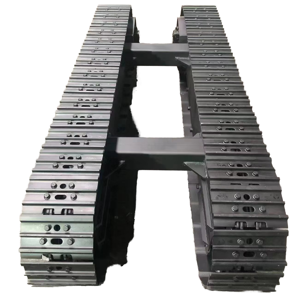 Custom 8Ton Heavy-Duty Steel Track Crawler Undercarriage Low Noise Durable Hydraulic Crawler Chassis For Agricultural Machinery