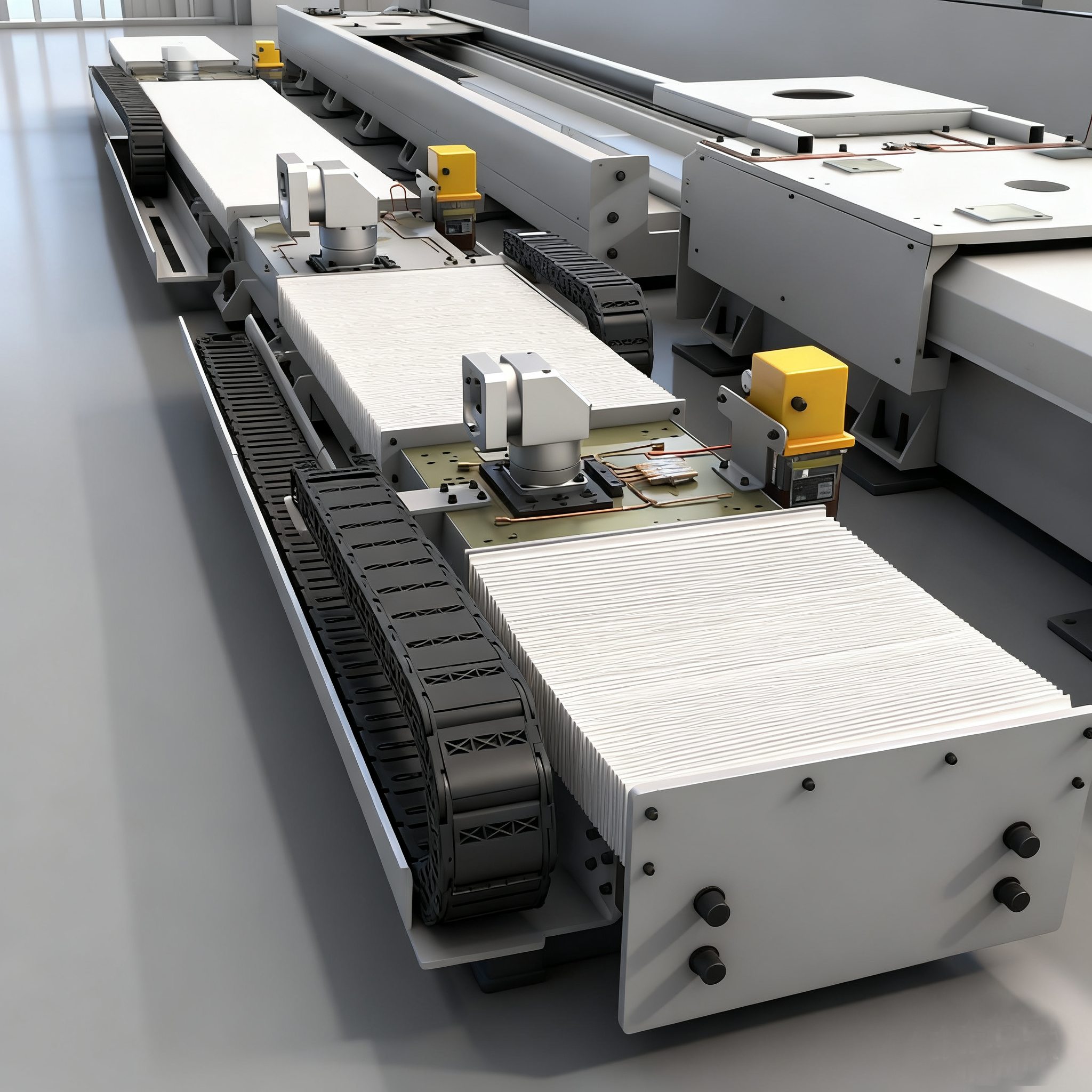 Industrial Robot Track Automation Equipment 1 Year Warranty High Efficiency 220/380V 10kW 1000kg