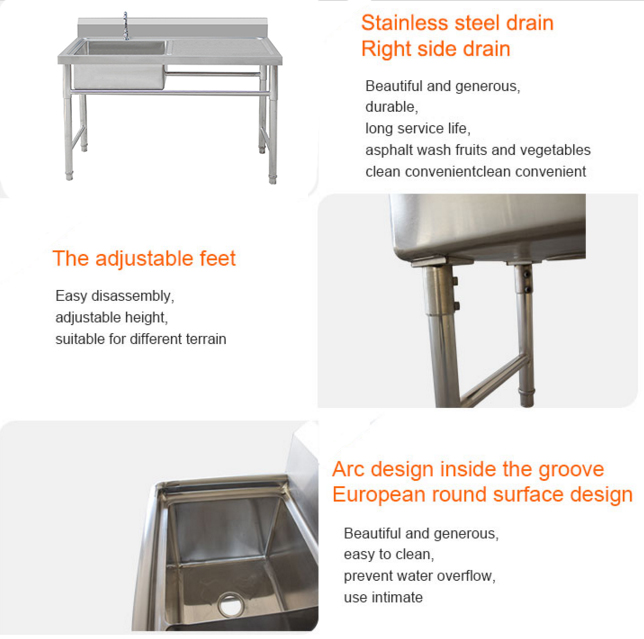 Stainless Steel Working Table Details