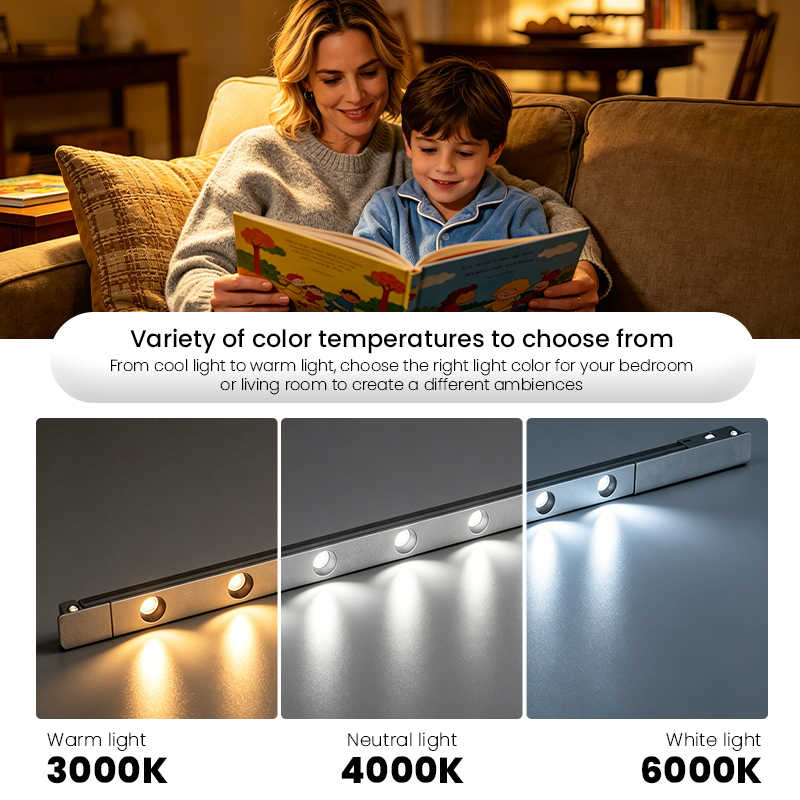 DC48V Linear Spotlight Ceiling Surface Recessed Hanging 11MM Magnet Track Light Magnetic Track Light System LED Track Light Rail