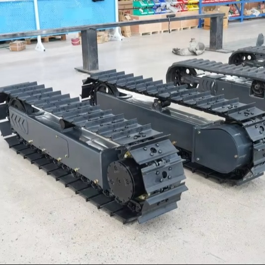 K-LONG Heavy Duty Steel Track Undercarriage System Hydraulic Drive Dual Speed for Drilling Carrier Equipment High Load Capacity