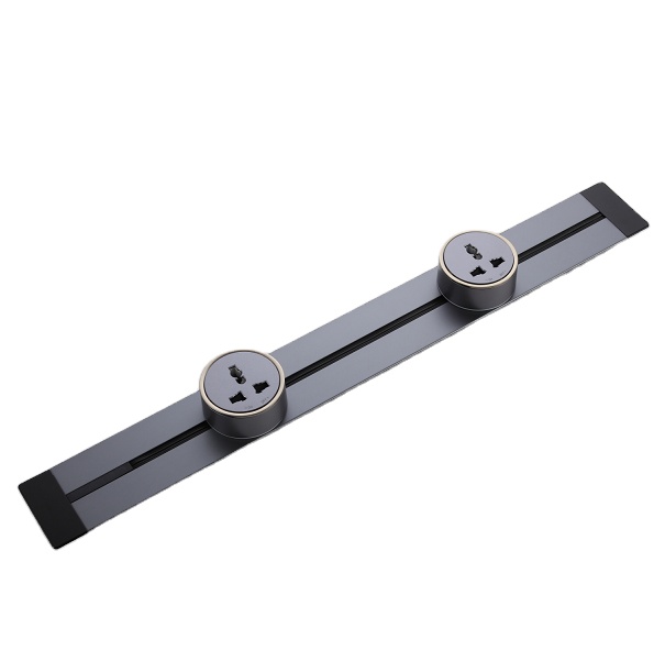 New Design Multi Functional Smart Office Kitchen Desk Power Rail Track System Electric Outlett Power Track Socket