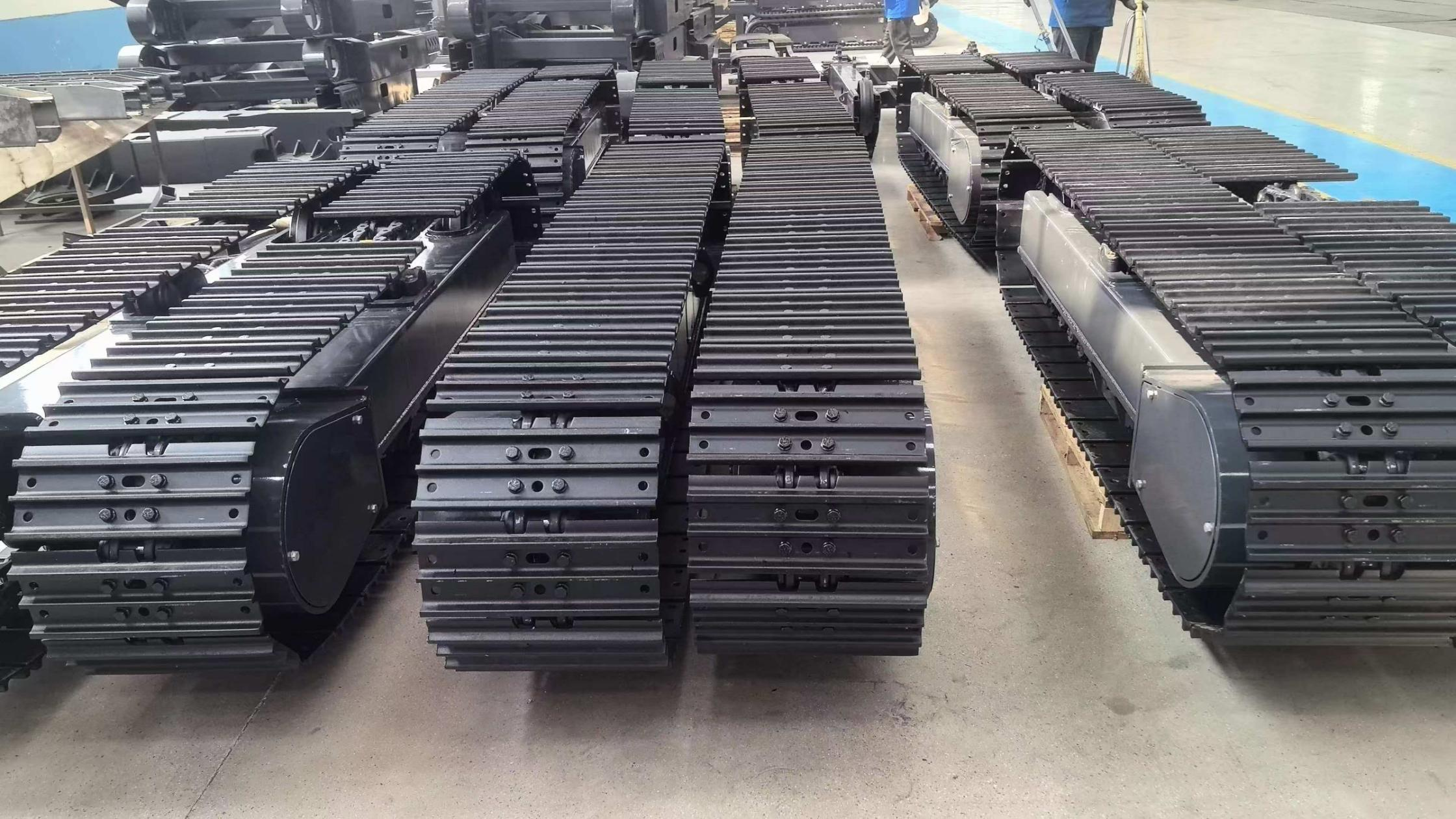 Customized Heavy-duty Tracked Robot Chassis Track System Suitable for Engineering Machinery Tracking Platform