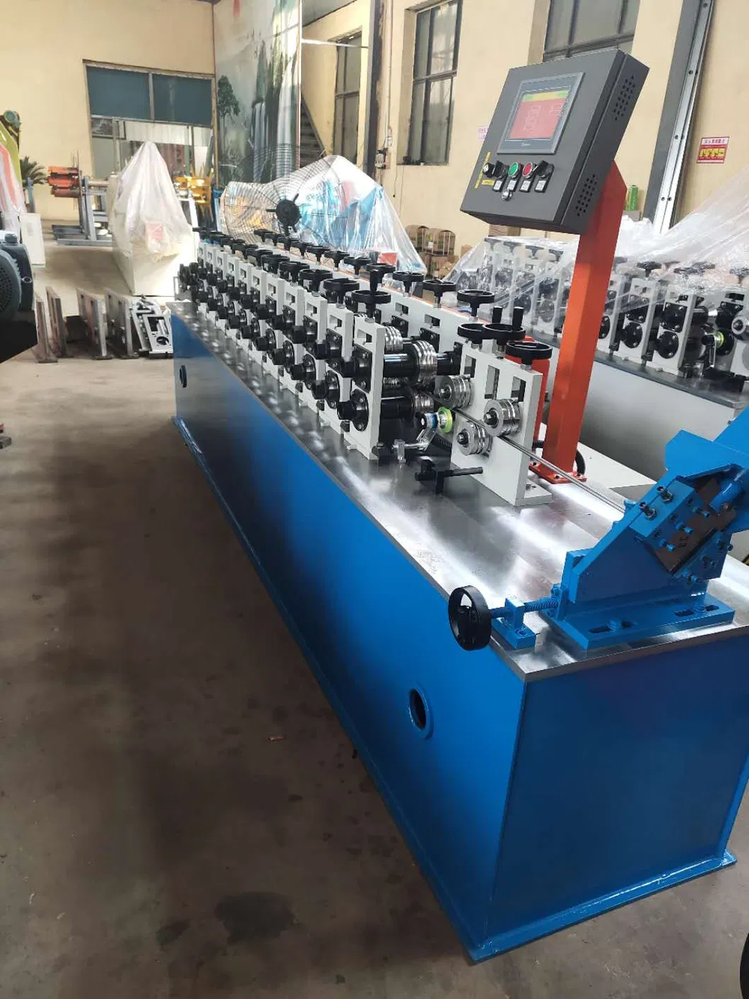 C Type Curtain Track Roll Forming Machine Details 1