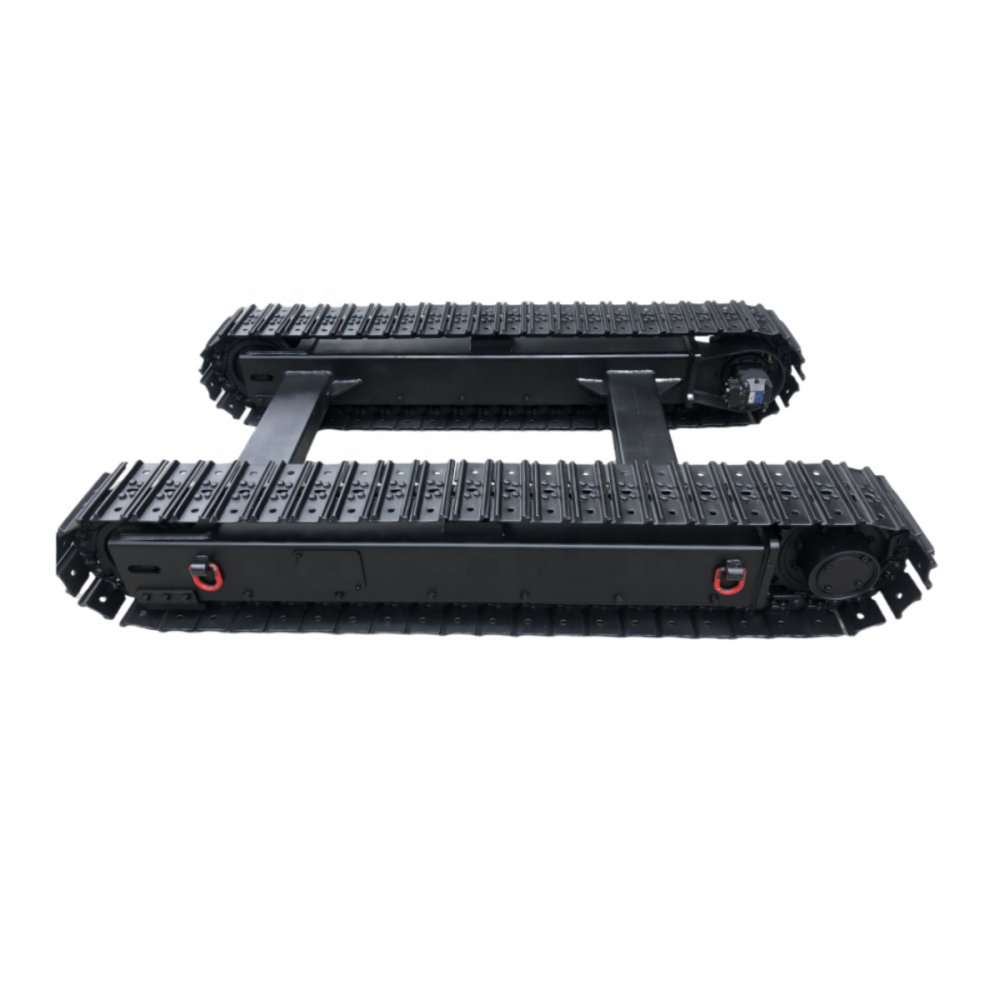 Custom 8Ton Heavy-Duty Steel Track Crawler Undercarriage Low Noise Durable Hydraulic Crawler Chassis For Agricultural Machinery