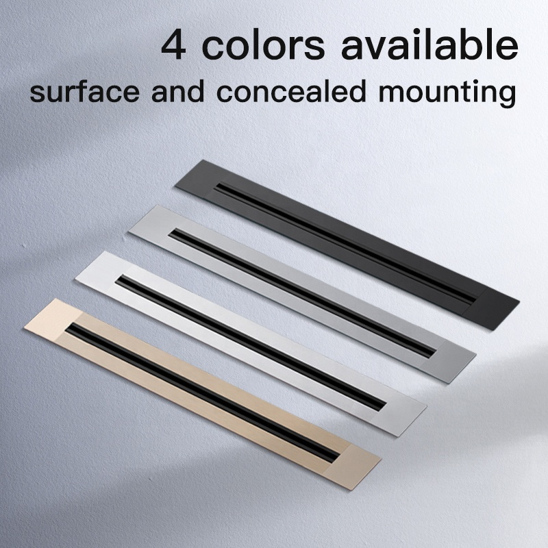 Concealed track socket look