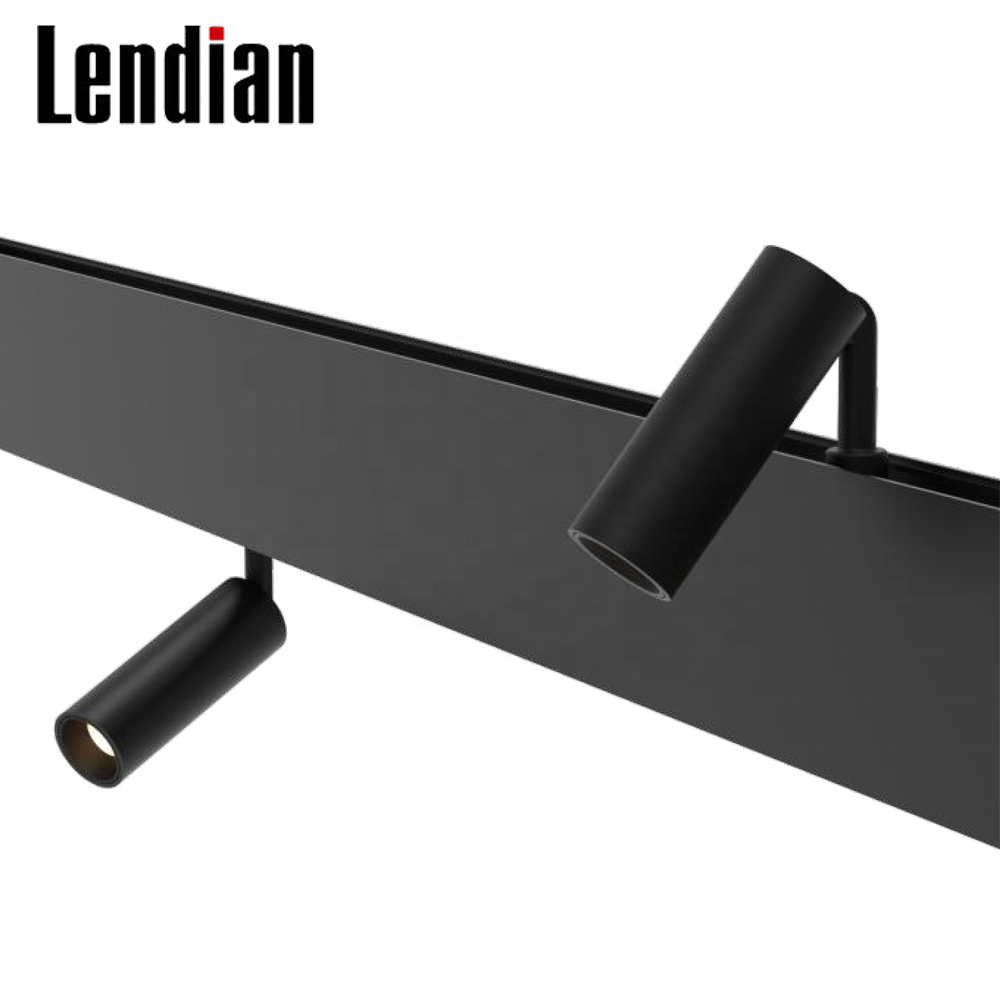 New Designer Tendencia Smart Tuya ultra Thin Stretch Ceiling Surface Recess Embedded White Colour Linear Magnetic Track Light