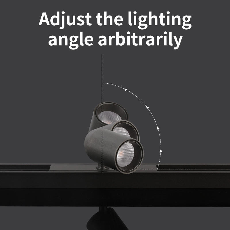 DC 12V Mini Magnetic LED Shelf Lighting LED Cabinet Track Light