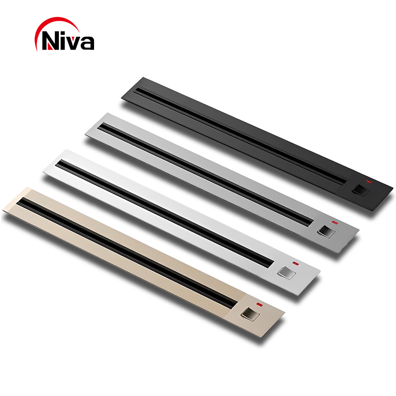 Sliding Hidden Power Desk Track Wall Socket Tabletop 25A Removable Electric Outlets Furniture Sockets 40cm