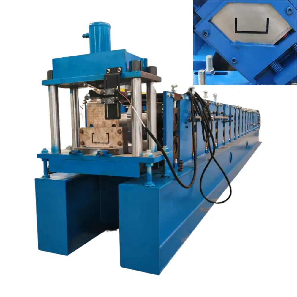 Light Steel Keel Profile Metal Stud and Track Roll Forming Machine C U Channel Steel Framing Production Line