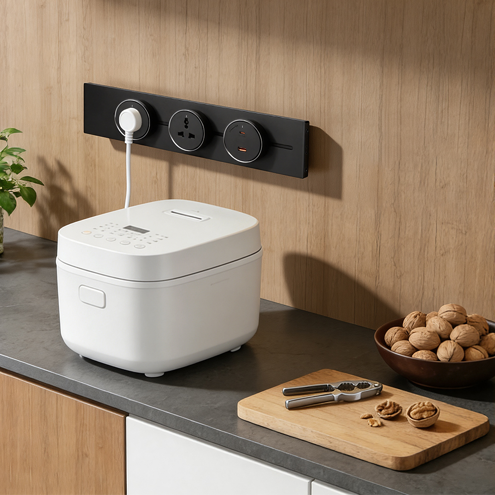 Movable Hospital Use Wall Outlet Multi-Function USB Track Outlet Surface-Mounted Flush-Mounted 50CM Power Kitchen Power Track