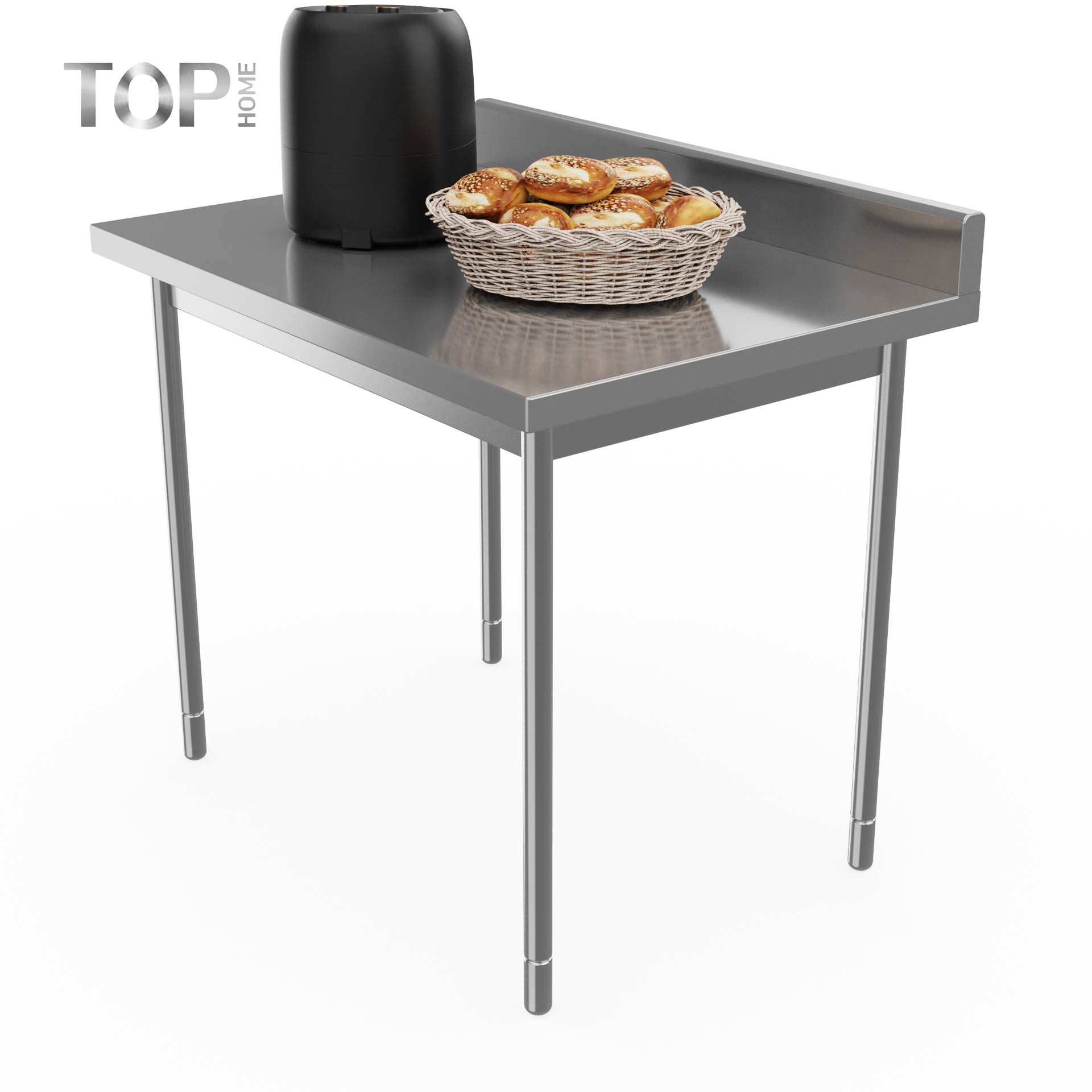 2025 Model Hot Selling Industrial Grade Stainless Steel 201/304 Workbench Splashback Commercial Kitchen Steel Fabrication