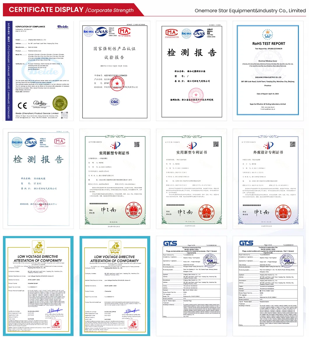 Interference Resistant Long Lifespan Industrial Flush-Mounted Panel-Mounted Socket for Power Plants