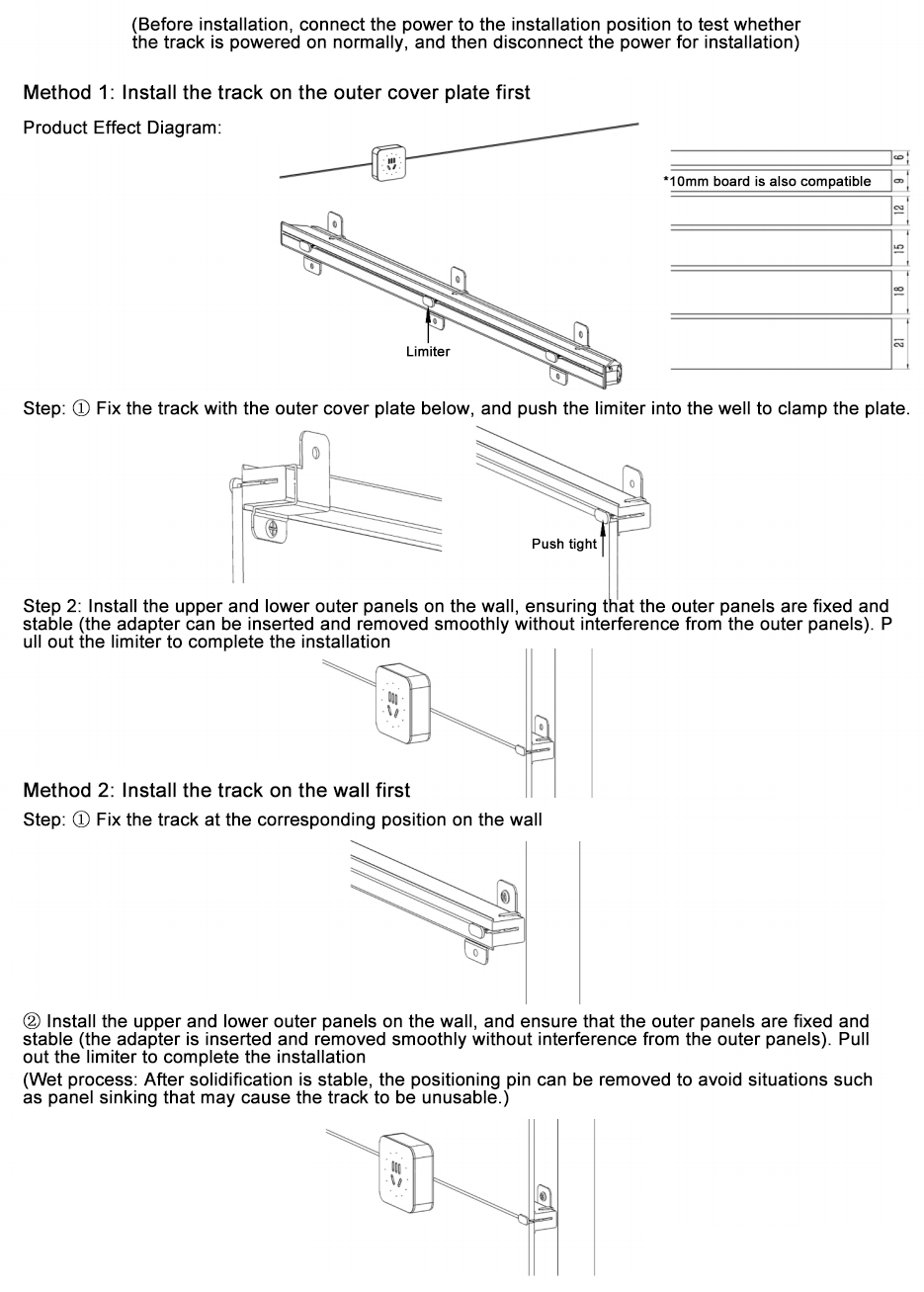 Concealed Installation Steps