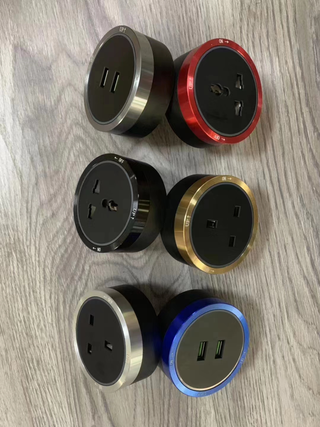 Office Desk Power Rail Track System Electric Socket Outlet Electrical Power Track/Track Hidden Kitchen Conference Table Socket
