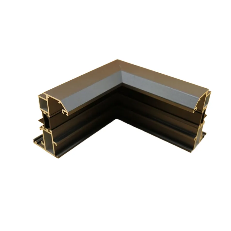 Factory Powder Coated Movable Sound Insulation Wall System Aluminum Extrusion Track Profile