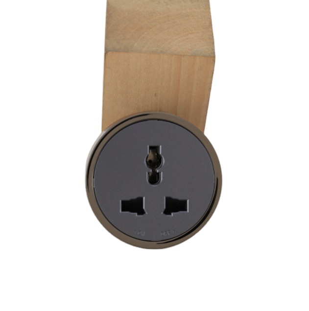 Heavy Duty Aluminum High Quality Wall Track Socket Embedded EU UK US Movable Modular Power Track