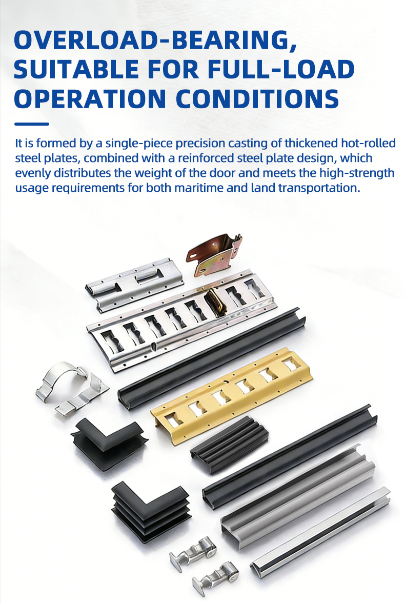 Trailer E Tracks with 6,000lbs Break Strength Power Coated Securing Cargo Heavy Duty E Track Rail