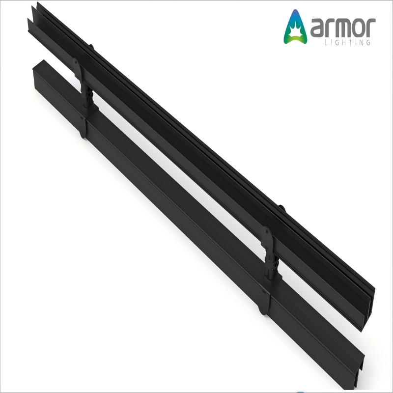 Wireless Shelf Power Track Built-in Design Adapted to Shelf Corner Perfectly