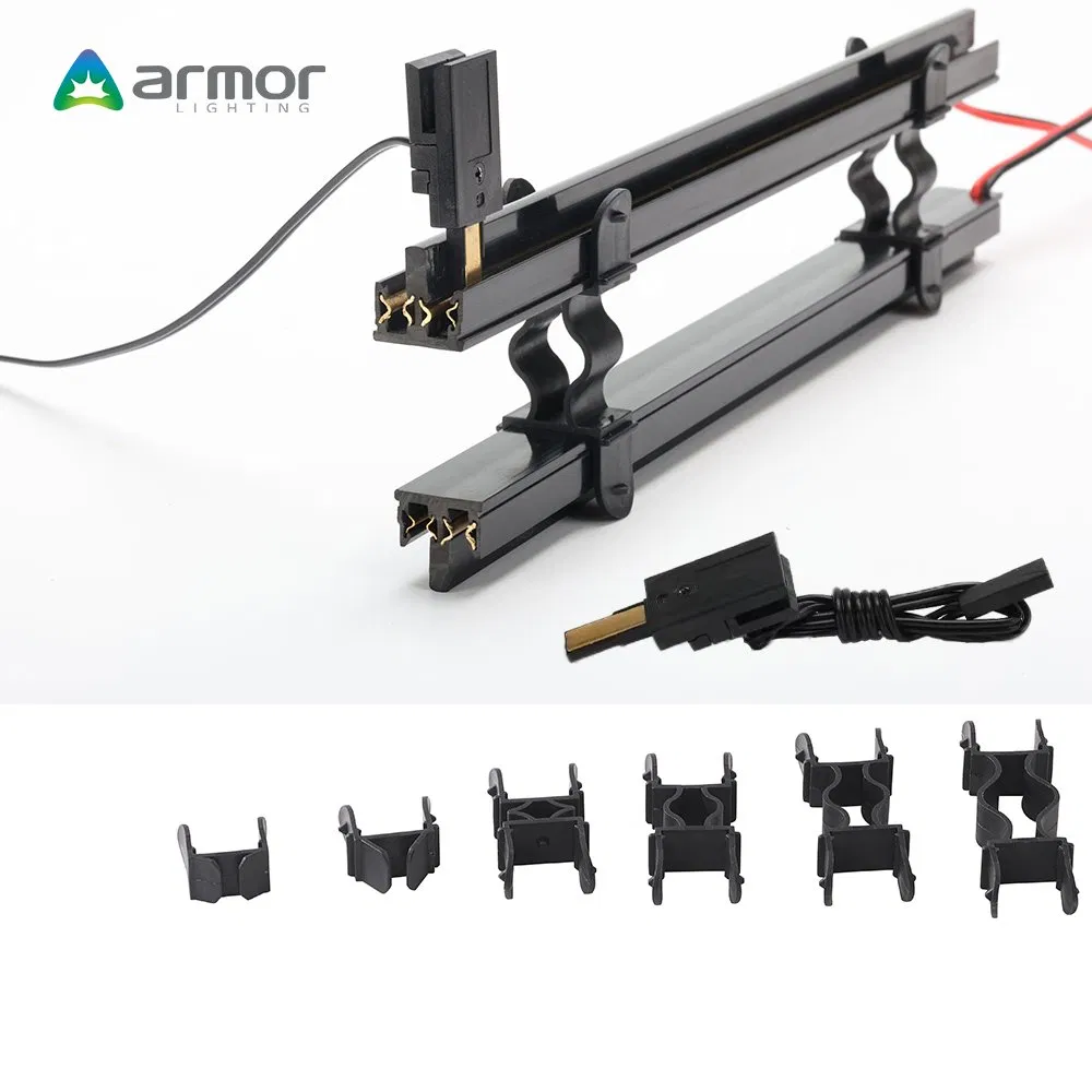 Power Track Wall-Mounted Surface-Mounted Removable for Shelf Display