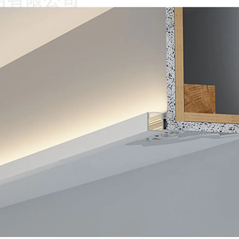 Premium Recessed LED Channel System - 1m/2m/3m Adjustable Lengths for Ceiling & Wall Installation