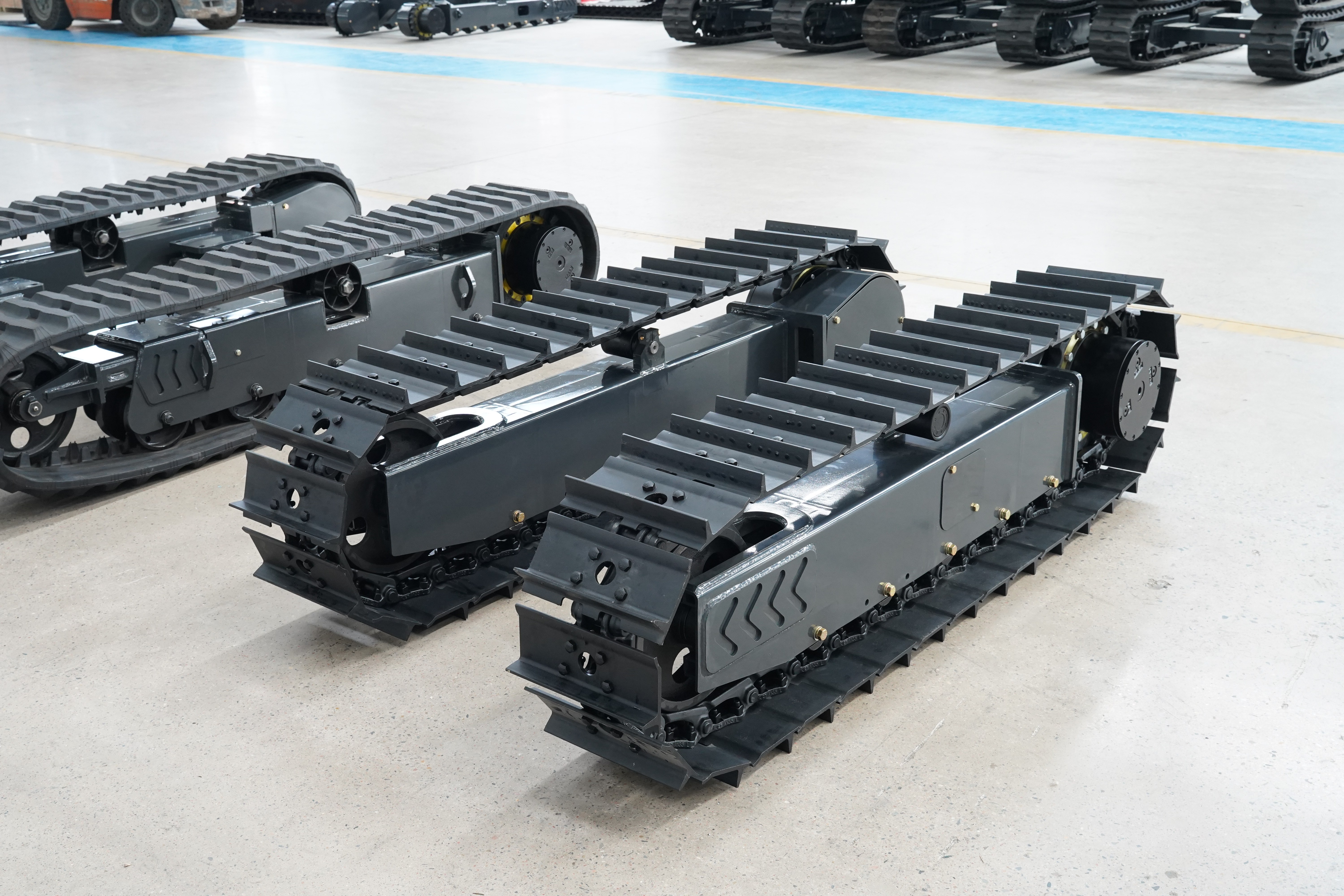 K-LONG Heavy Duty Steel Track Undercarriage System Hydraulic Drive Dual Speed for Drilling Carrier Equipment High Load Capacity