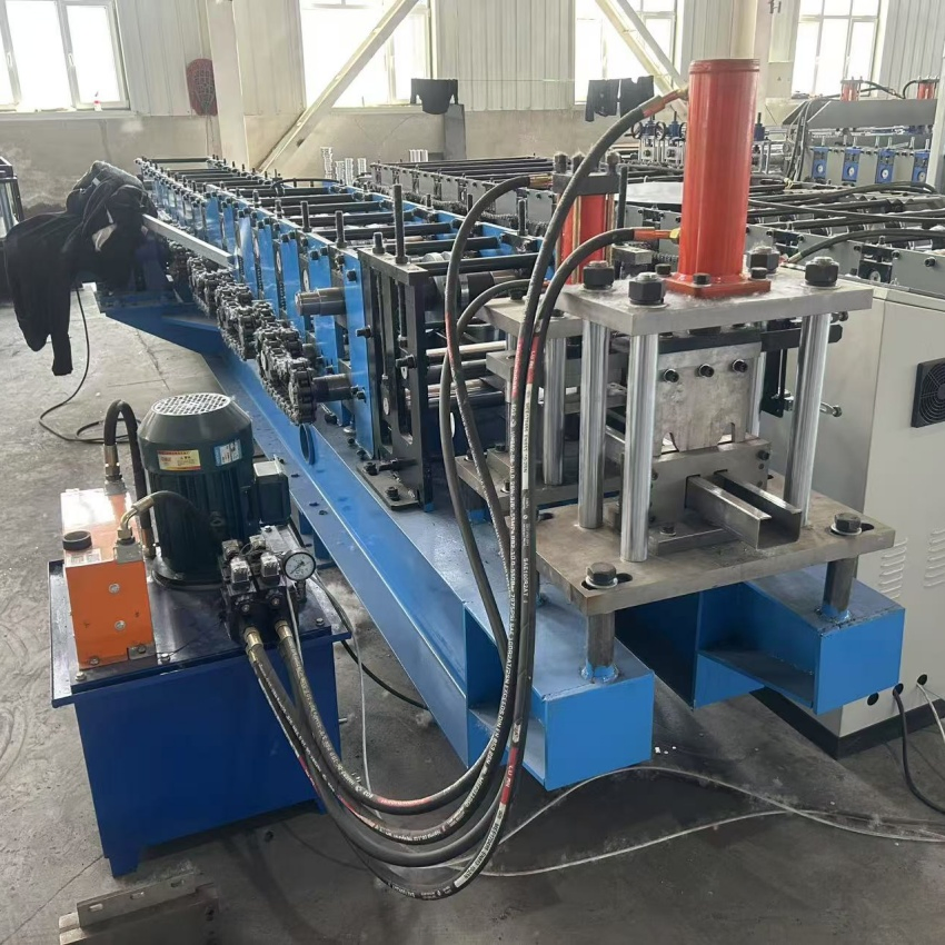 Light Steel Keel Profile Metal Stud and Track Roll Forming Machine C U Channel Steel Framing Production Line
