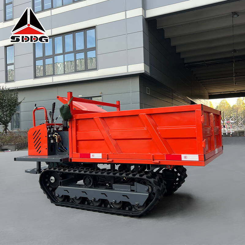 Donggong High Quality Heavy Duty Tracked Transport Vehicle 1.5 Tons Tracked Carriers Steel Wire Rubber Track