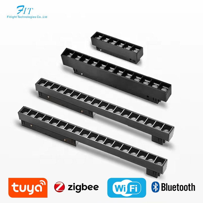 Factory Ultra Thin Ceiling Magnetic Track Lamp Track Rail Spot Lighting System 48V 35mm Led Magnetic Track Light