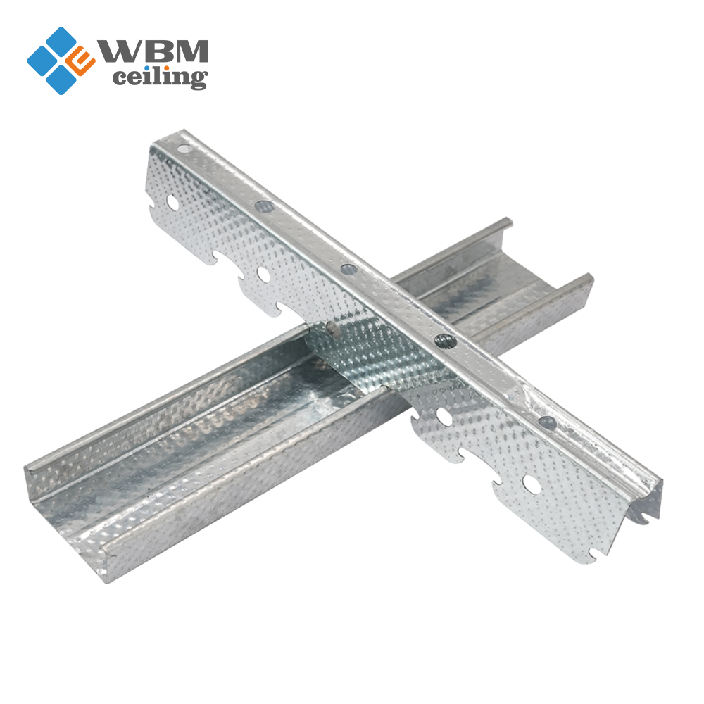 Gypsum Board Profiles Suspended Ceiling Grid Metal Furring Steel Stud And Track Ceiling Grid Components Light Steel Keel
