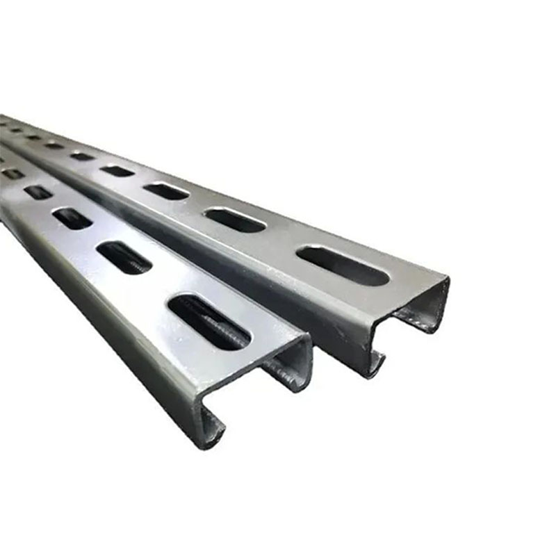 Metal C Channel Strut Channel Pre Galvanized Strut Slotted Channel For Ceiling System